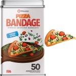 BioSwiss Bandages, Pizza Shaped Self Adhesive Bandage Set, Latex Free, Sterile Wound Care, 50 Count