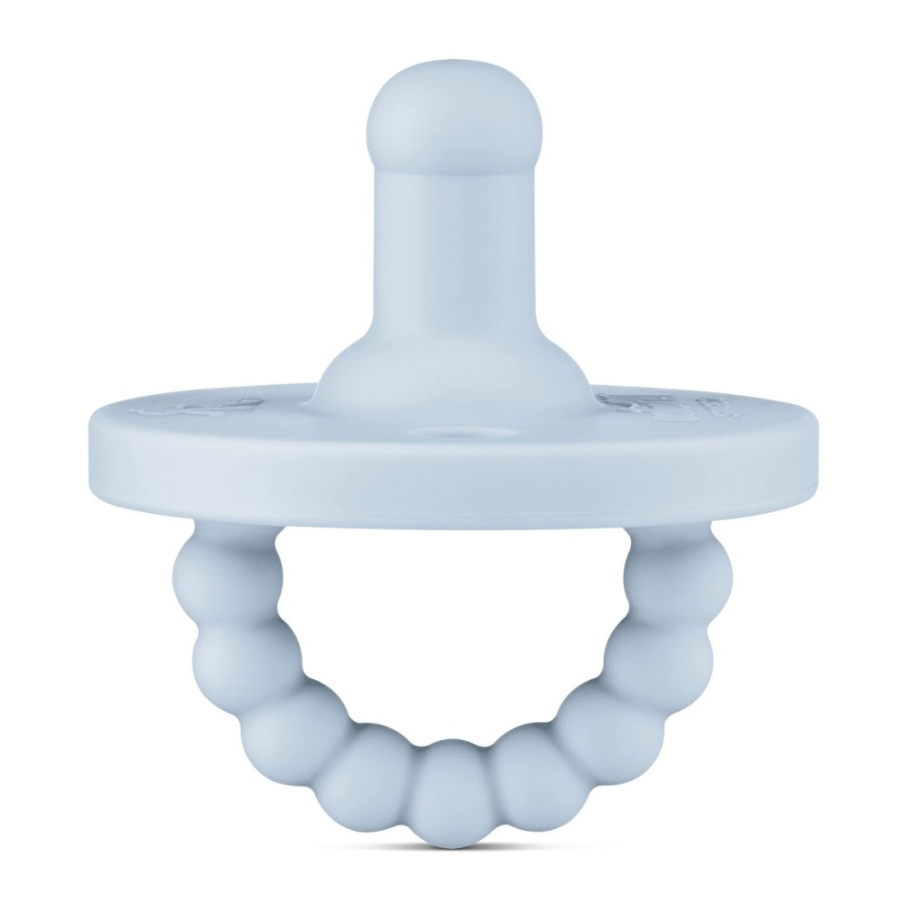 Ryan & Rose Cutie PAT Pacifier Teether (Stage 2, Blue)