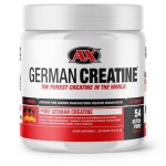 German Creatine - Micronized Creatine Monohydrate Powder, 99.99% Pure Creapure for Muscle Growth, Strength & Performance, Supports Muscle Recovery, 3rd Party Tested, Unflavored - 270g (54 Servings)