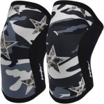 Knee Sleeves (1 Pair), 7mm Compression Knee Braces for Squats,Weightlifting,Powerlifting,Cross Training for Men & Women (X-Large)