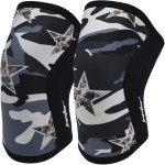 Knee Sleeves (1 Pair), 7mm Compression Knee Braces for Squats,Weightlifting,Powerlifting,Cross Training for Men & Women (Small)