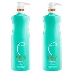 Malibu C Hard Water Wellness Shampoo and Conditioner Duo - Hydrating Hair Care for Shine & Manageability - Protects from Waterborne Elements That Cause Dry, Damaged Hair (33.8oz)