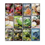 DERMAL Super Food Face Masks Skincare- 12 Pack Facial Sheet Mask for a Glowing Refreshing Skin- Moisturizing Sheet Masks for Face Enriched with Natural Ingredients for All Skin Types