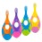 Slotic Baby Toothbrush for 0-2 Years, Safe and Sturdy, Toddler Oral Care Teether Brush, Extra Soft Bristle for Baby Teeth and Infant Gums, Dentist Recommended (4-Pack)