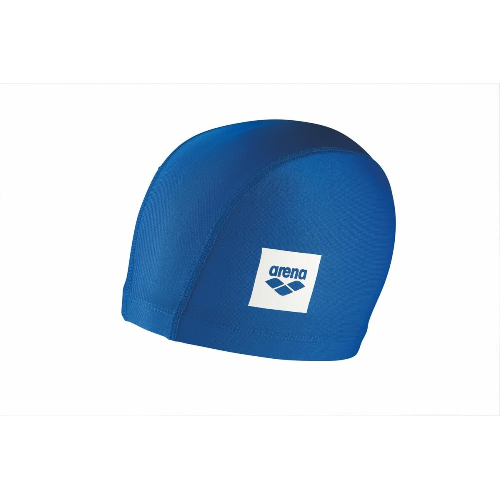 Arena Unix II Classic Fabric Swim Cap Lightweight Textile Swimming Cap Headcover for Men and Women Fitness Swimming, Blue, One Size