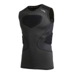 COOLOMG Youth Baseball Chest Protector Padded Shirt Kids Rib Heart Guard Sternum Protection for Softball Football Lacrosse Goalies L