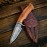 BIGCAT ROAR Predator Hunter - Handmade Damascus Steel Fixed Blade Knife 10 - Olive Wood Handle & Belt Leather Sheath - Bushcraft, Outdoor Camping, Skinning & Survival Knife - Collector Gifts for Men
