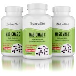 MagicMag C by NaturalSlim, Magnesium Citrate with Potassium for Muscle Relaxation, Sleep Quality, Nerve Function & Electrolyte Support, Daily Magnesium Supplement for Men and Women, 100 Capsules 3pk