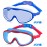 COOLOO Kids Swim Goggles for Age 3-15, 2 Pack Kids Goggles for Swimming with Nose Cover, No Leaking, Anti-Fog, Waterproof