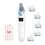 2025 Blackhead Remover Pore Vacuum,Facial Pore Cleaner-5 Suction Power,5 Probes,USB Rechargeable Blackhead Vacuum Kit Electric Acne Extractor Tool for Adult
