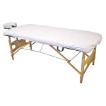 LIFESOFT 105 Pieces Disposable Massage Table Fitted Sheets Heavy Duty Elastic Bed Cover