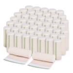 GT Premium Elastic Bandage Wrap (6 50 Pack) - Hook & Loop Fasteners at Both Ends - Latex Free Hypoallergenic Compression Roll - Reusable Bandages for Waist, Legs, Elbow & Knee Wrap