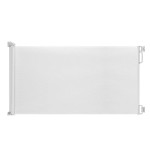 EasyBaby Extra Wide Retractable Baby Gate, 33 Tall, Extends up to 71 Wide, White/Child Safety Baby Gates, Pet Retractable Gates for Stairs, Doorways, Hallways, Indoor and Outdoor