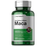 Horbach Maca Root Capsules for Men and Women | 120 Pills | High Potency Extract | Non-GMO and Gluten Free Formula