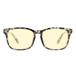 TIJN Gaming Glasses Blue Light Blocking Glasses for Women Men Nerd Eyeglasses Screen Fatigue Anti UV Glare (Leopard(Gaming Glasses))