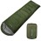 3-4 Season Sleeping Bag for Adults & Kids, Lightweight Warm Cold Weather Camping Bag with Waterproof Compression Sack - Portable for Hiking, Backpacking, Traveling & Outdoor Adventures (Army Green)