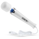 AEVEONE Wired Powerful Handheld Wand Massager, Strong Personal Vibration Massage for Sports Recovery, Back Muscle Aches, Whole Body Pain (White)