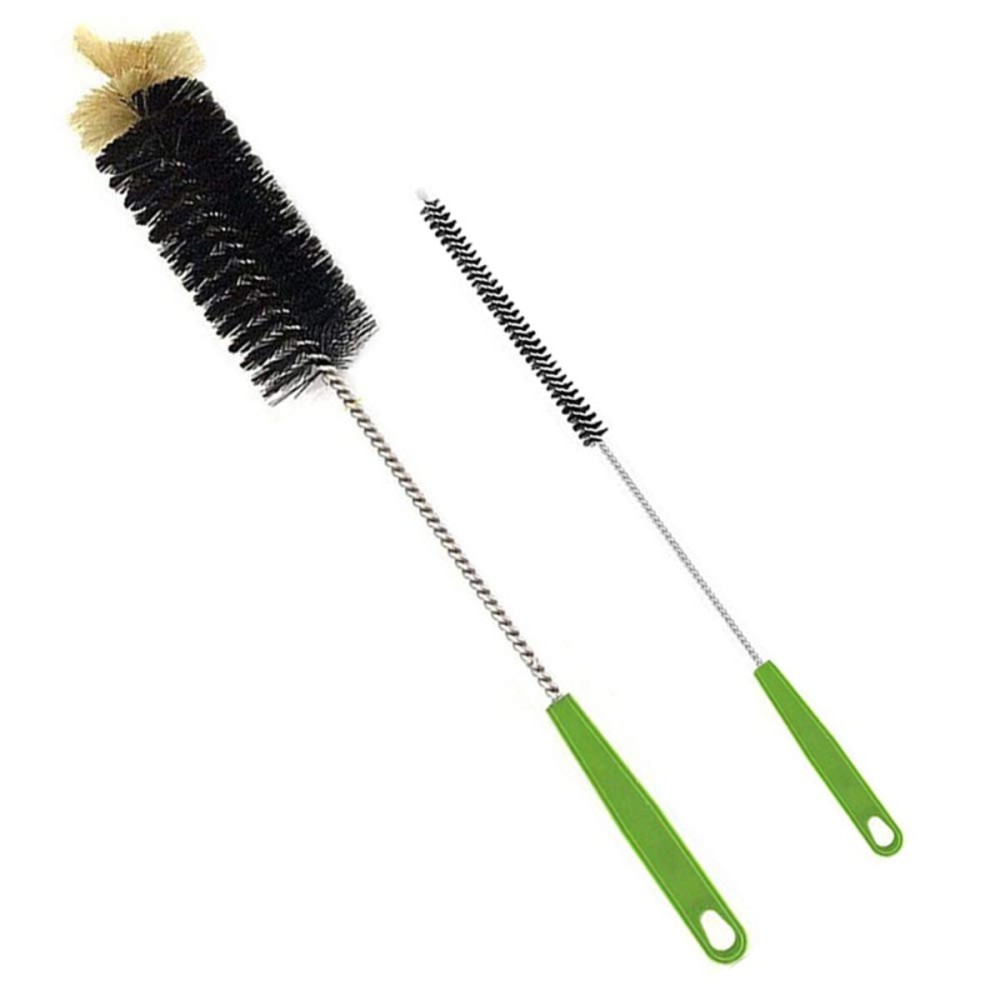 Long Bottle Brush, 17 in Bendable Cleaner Brushes for Cleaning Neck Beer Bottles, Wine, Baby Bottles, Water Bottles, Tumblers, Flask, Bird Feeder, Vase and Brewing Pipes Brush+Bottle Brush/2Pack