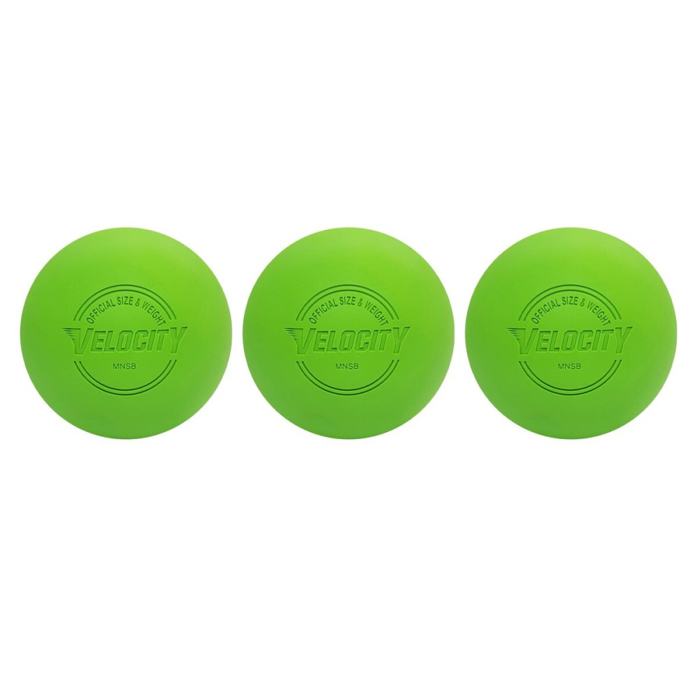 Velocity Practice Lacrosse Balls - 1, 2, 3, 6, 12, 18, 24, 36, 60 and 120 Packs - Official Size and Weight - Lime Green