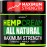 Natural Hemp Cream - Maximum Strength Gel - Hemp Cream with Arnica, MSM, Glucosamine, Menthol, Aloe, Turmeric, Boswellia - Fast Absorption, Non-Greasy - Advanced Formula - 4 oz
