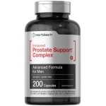 Horbaach Prostate Supplement for Men | 200 Capsules | Enhanced Complex with Saw Palmetto, Pygeum, Stinging Nettle | Non-GMO and Gluten Free