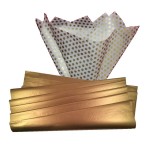 Ocean Tides 50 Sheets (14 x 20 Inches) Christmas Wrapping Paper - Gift Wrapping Tissue Paper Bulk for Crafts, Birthdays, & Holidays - Colored Tissue Papers for Gift Bags & Decorations, Gold Dots