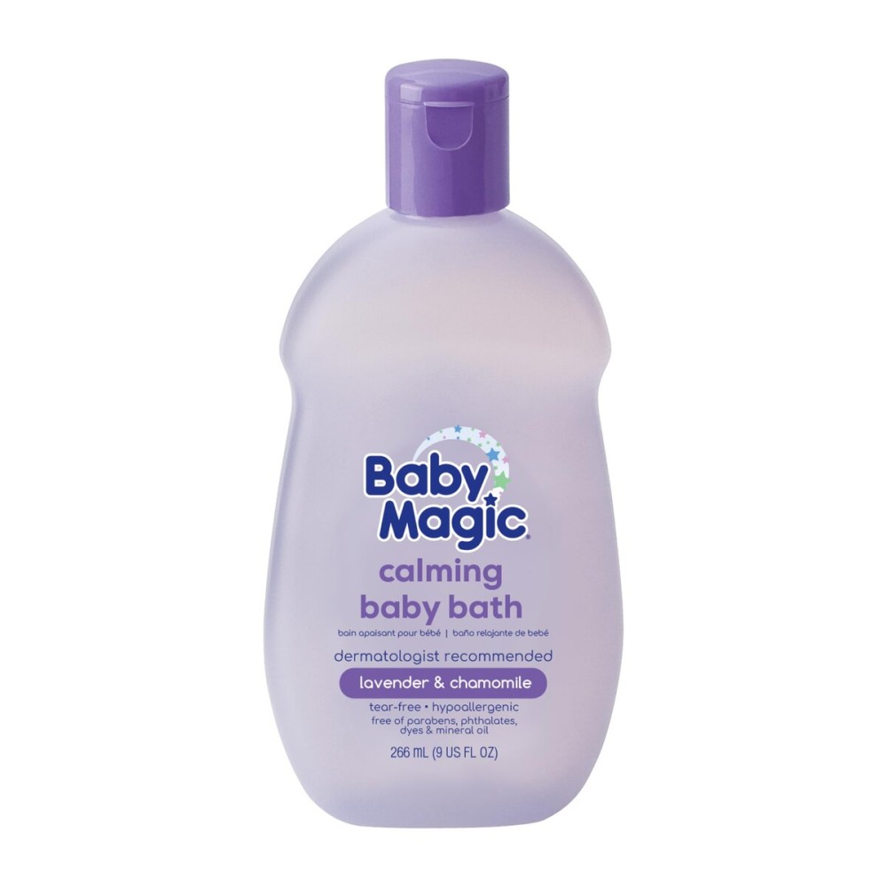 Baby Magic Calming Baby Bath |9oz | Lavender & Chamomile | Tear-Free, Free of Parabens, Phthalates, Sulfates and Dyes