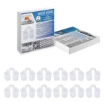 Nose Vent Sinus Relief Dilator (Pack of 12 Large Size) Soft Vents - A Simple Solution for Nasal Snorers - Reusable Snoring Device to enjoy a peaceful night\'s sleep - by Mobi Lock