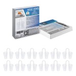 Nose Vent Sinus Relief Dilator (Pack of 12 Medium Size) Hard Cone Vents - A Simple Solution for Nasal Snorers - Reusable Snoring Device to enjoy a peaceful night\'s sleep - by Mobi Lock