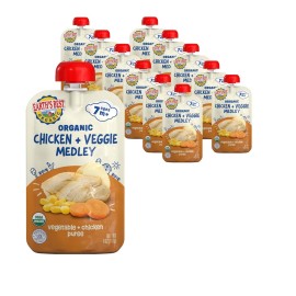 Earth\'s Best Organic Chicken Vegetable Medley Pouch, 4 oz (Pack of 12)