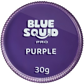Blue Squid PRO Face Paint - Professional Water Based Single Cake Facepaint & Body Paints - SFX Makeup, Kids Adults Face Painting for Costume, Halloween, Cosplay - Classic Purple 30g / 1oz