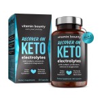 Vitamin Bounty Recover On Keto Electrolytes - Keto Supplements, Electrolytes Pills, Electrolyte Supplement, Keto Vitamins, Sugar Free Hydration, Boost Energy, GLP 1 Support- 60 Capsules