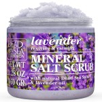 Dead Sea Collection Lavender Salt Scrub - Exfoliating Body Scrub for Women - Moisturizing and Nourishing Skin - with Pure Oils and Dead Sea Minerals (23.28 Oz)