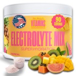 Dr. Prices Electrolytes Powder Bulk - Tropical, 90 Servings | Sugar Free Hydration Drink Mix with 72+ Trace Minerals, Manganese | Keto Electrolytes | Vegan, Doctor-Formulated, Made in USA