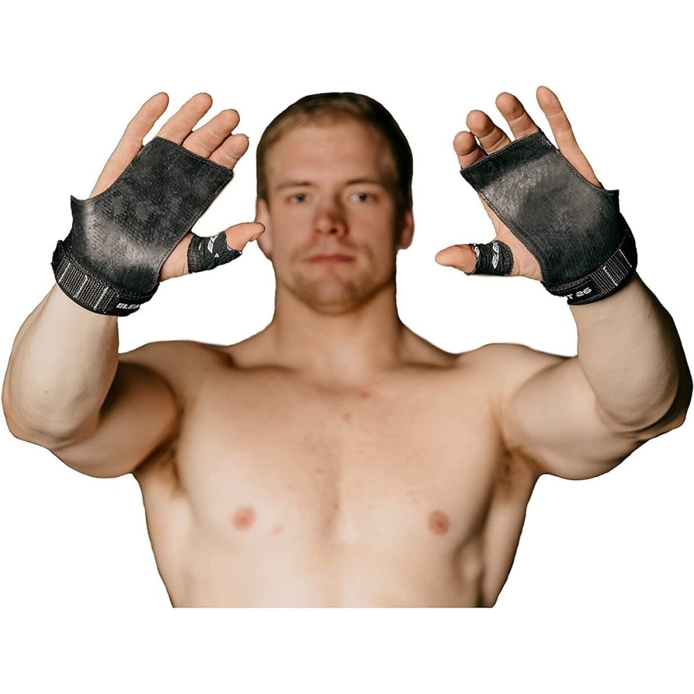 Element 26 Hand Grips for WODs, Gymnastics, Weight Lifting, and Cross Training Gloves - Tactical Grips for Men and Women (Medium, IsoGrip with Loops)