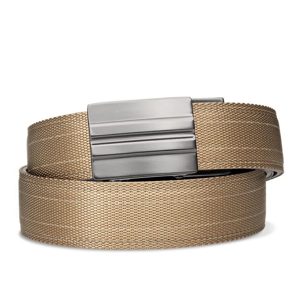 KORE Tactical Gun Belt | X2 Buckle & Tan Reinforced Tactical Belt (fits 24 to 54)