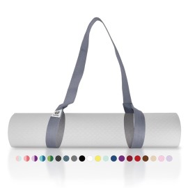 Tumaz Yoga Mat Strap [MAT NOT Included] (2 Sizes) with Extra Thick & Comfy Delicate Texture, Adjustable Yoga Mat Carrier