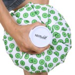 NeoTech Care Ice Bag, Screw Top Fillable, Reusable (Lime Design, 11 inch)