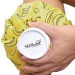 NeoTech Care Ice Bag, Screw Top Fillable, Reusable (Bananas Design, 8 inch)