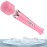 Wired Powerful Handheld Wand Massager, Strong Personal Vibration Massage for Sports Recovery, Back Muscle Aches, Whole Body Pain (Pink)
