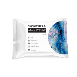 Avenova NovaWipes - Dry Eyelid Wipes - Non-Irritating, Durable & Absorbent Multi-Layer Eyelid Cleansing Wipes for Use with Avenova Spray, 30-Count
