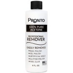 Pronto 100% Acetone Gel Nail Polish Remover - Gel Polish Remover for Nails | Acetone Nail Polish Remover For Nails for Removal of Glue, Gel, Acrylic & Dip | Gel Polish Remover, 8 Fl oz