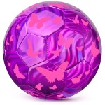 Picador PP Kids Soccer Ball, Sparkling Soccer Ball for Kids, Toddlers, Children, Boys, Girls, School, Kindergarten, Student, Baby Gift (Purple)