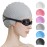 Tripsky Silicone Swim Cap,Comfortable Bathing Cap Ideal for Curly Short Medium Long Hair, Swimming Cap for Women and Men, Shower Caps Keep Hairstyle Unchanged (Gray)