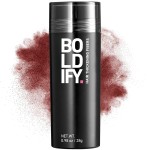 BOLDIFY Hair Fibers (28g) - Fill In Thinning and Fine Hair for an Instantly Fuller, Thicker Look - 14 Shades for Women & Men - Dark Auburn