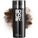 BOLDIFY Hair Fibers (28g) - Fill In Thinning and Fine Hair for an Instantly Fuller, Thicker Look - 14 Shades for Women & Men - Ash Brown
