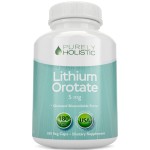 Lithium Orotate 5mg, 180 Vegetarian Lithium Capsules, Supplement Lithium Orotate 5mg, 180 Vegetarian Lithium Capsules, Helps Maintain Healthy Mood, Behavior Memory and Wellness