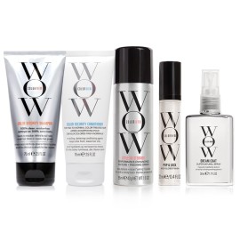 COLOR WOW Best Vacay Hair Ever Travel Kit - Includes Shampoo, Conditioner, Dream Coat, Style on Steroids, and Pop + Lock, These key essentials are exactly what you need to fix frizz on the go