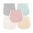 MUKIN Baby Muslin Burp Cloths and Burping Cloth,Soft Absorbent for Boys Girls,5 Pack Cotton Newborn Burp Bibs face Cloths (Multicolored)
