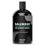 Ballsy Ballwash Charcoal Body Wash for Men - Moisturizing Mens Bodywash with Coconut Oil - Soap for Men & Great for your Most Intimate Areas, 16 Oz